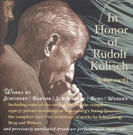Kolisch Quartet - In Honor of Rudolf Kolisch, 6 CDs