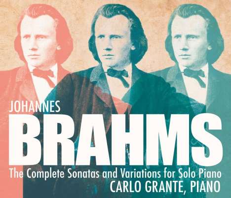 Johannes Brahms (1833-1897): Klaviersonaten Nr.1-3, 3 CDs