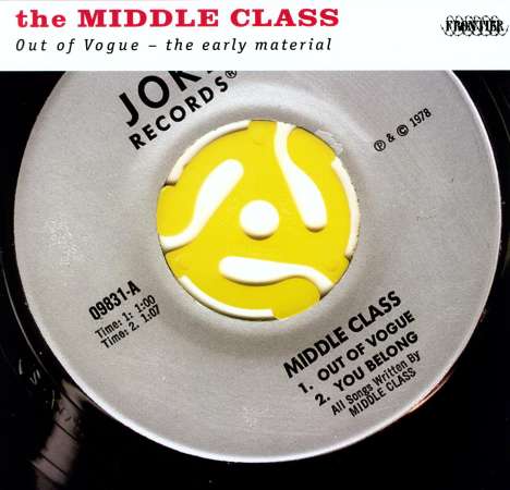 Middle Class: Out Of Vogue: The Early Materi, LP