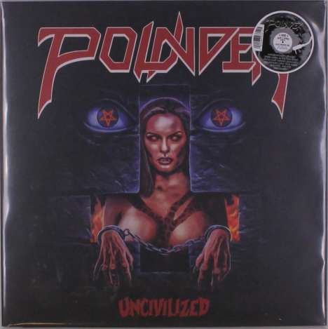 Pounder: Uncivilized (Limited Edition) (Blue/White Swirl Vinyl), LP