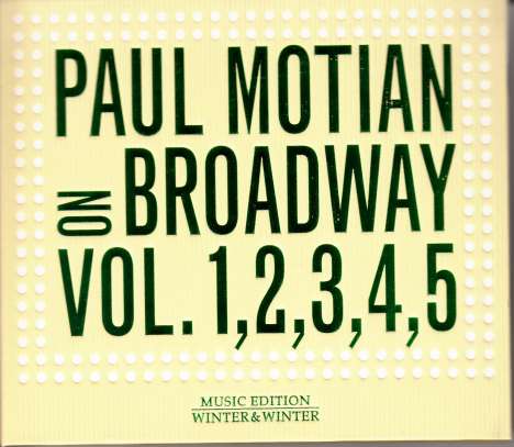 Paul Motian (1931-2011): On Broadway Vol. 1, 2, 3, 4, 5 (Deluxe Edition), 5 CDs