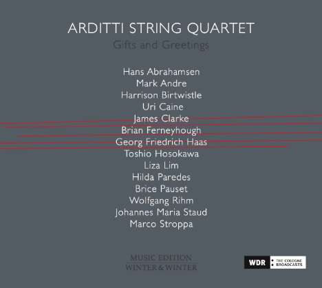 Arditti Quartet - Gifts and Greetings, CD