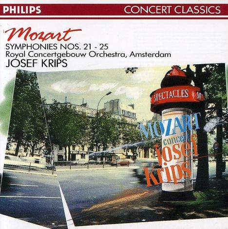 Wolfgang Amadeus Mozart (1756-1791): Symphonien Nr.21-25, CD