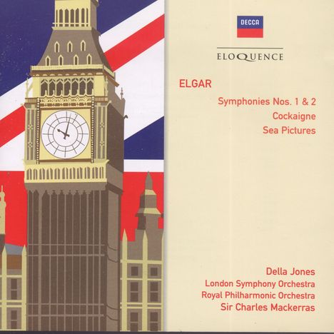 Edward Elgar (1857-1934): Symphonien Nr.1 &amp; 2, 2 CDs