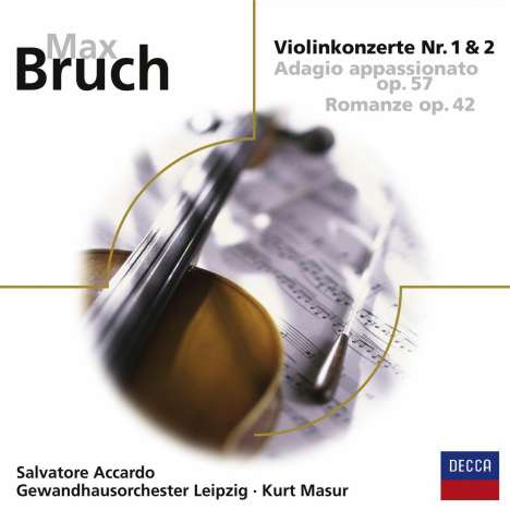 Max Bruch (1838-1920): Violinkonzerte Nr.1 &amp; 2, CD