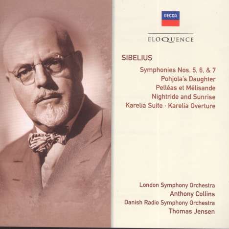 Jean Sibelius (1865-1957): Symphonien Nr.5-7, 2 CDs