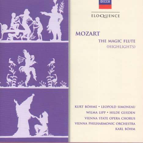 Wolfgang Amadeus Mozart (1756-1791): Die Zauberflöte (Ausz.), CD