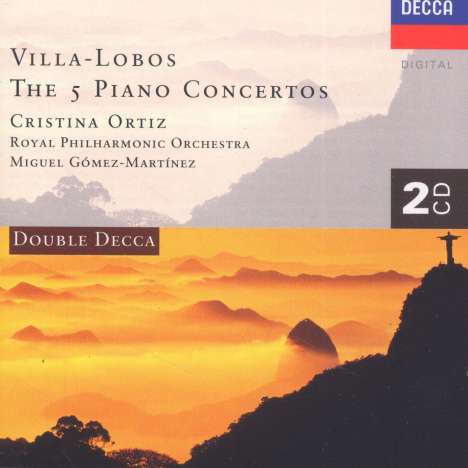 Heitor Villa-Lobos (1887-1959): Klavierkonzerte Nr.1-5, 2 CDs