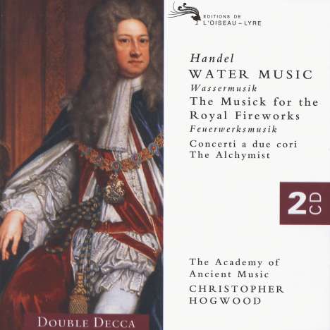 Georg Friedrich Händel (1685-1759): Wassermusik, 2 CDs