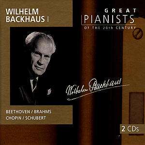 Die großen Pianisten des 20.Jh. - Wilhelm Backhaus, 2 CDs