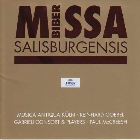 Heinrich Ignaz Biber (1644-1704): Missa Salisburgensis, CD