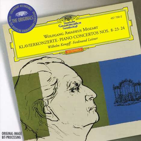 Wolfgang Amadeus Mozart (1756-1791): Klavierkonzerte Nr.8,23,24, CD