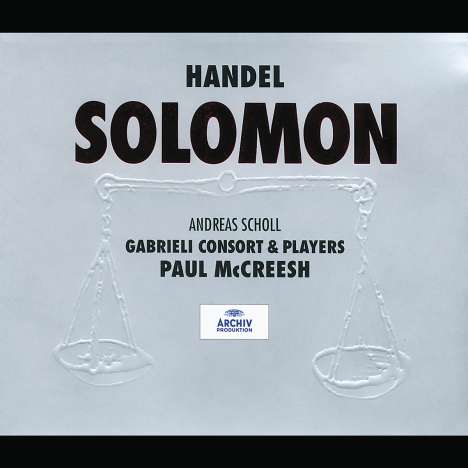 Georg Friedrich Händel (1685-1759): Solomon, 3 CDs
