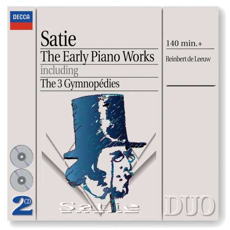 Erik Satie (1866-1925): Frühe Klavierwerke, 2 CDs