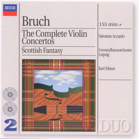 Max Bruch (1838-1920): Violinkonzerte Nr.1-3, 2 CDs