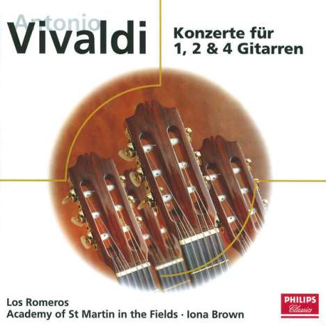 Antonio Vivaldi (1678-1741): Konzerte für 1,2,4 Gitarren, CD
