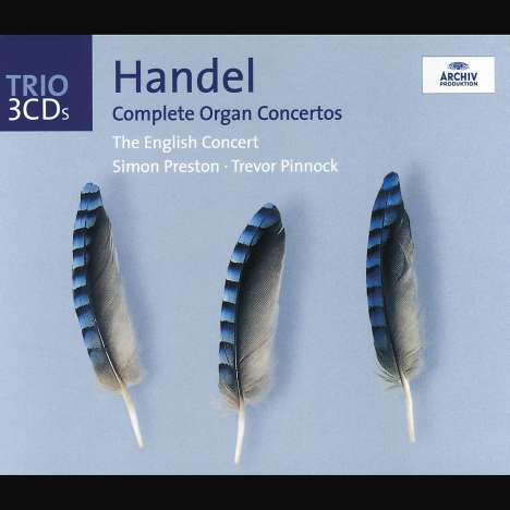 Georg Friedrich Händel (1685-1759): Orgelkonzerte Nr.1-15, 3 CDs