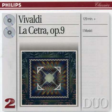 Antonio Vivaldi (1678-1741): Concerti op.9 Nr.1-12 "La Cetra", 2 CDs