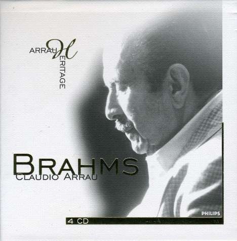Claudio Arrau Heritage Edition - Brahms, 4 CDs