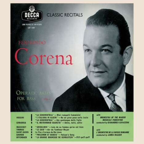 Fernando Corena - Operatic Arias for Bass, CD