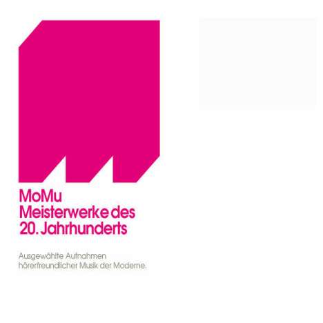 MoMu (Meisterwerke des 20.Jahrhunderts) - Sampler I, 2 CDs