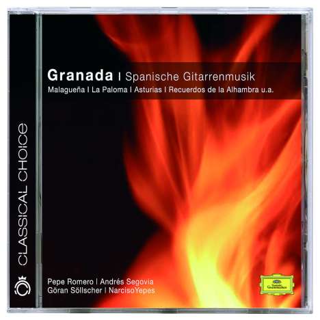 Spanische Gitarrenmusik "Granada", CD