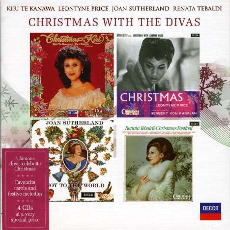 Christmas with the Divas, 4 CDs