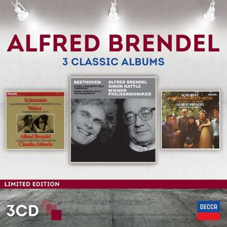 Alfred Brendel - 3 Classic Albums, 3 CDs
