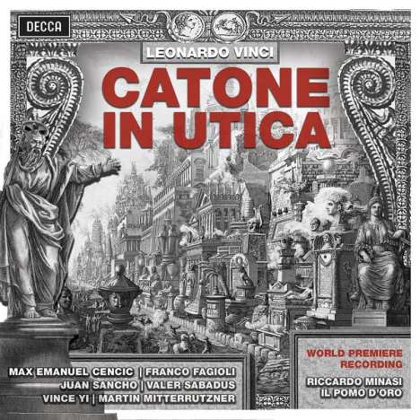 Leonardo Vinci (1690-1730): Catone in Utica, 3 CDs