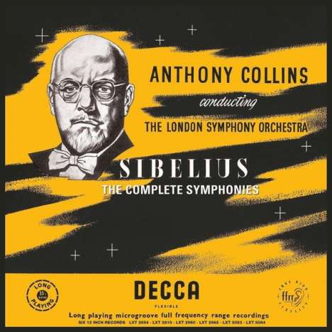 Jean Sibelius (1865-1957): Symphonien Nr.1-7 (180g), 6 LPs