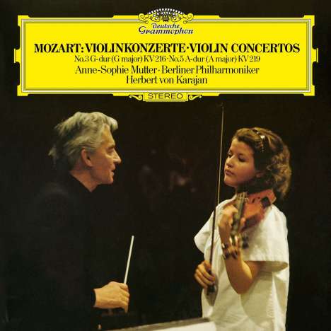 Wolfgang Amadeus Mozart (1756-1791): Violinkonzerte Nr.3 &amp; 5 (180g), LP