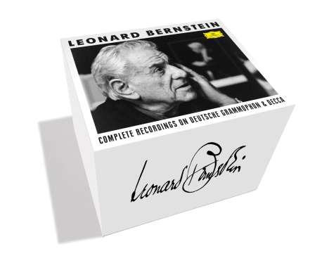 Leonard Bernstein - Complete Recordings on Deutsche Grammophon &amp; Decca, 121 CDs, 36 DVDs und 1 Blu-ray Audio