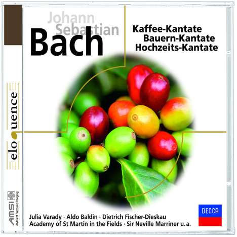 Johann Sebastian Bach (1685-1750): Kantaten BWV 202,211,212, CD
