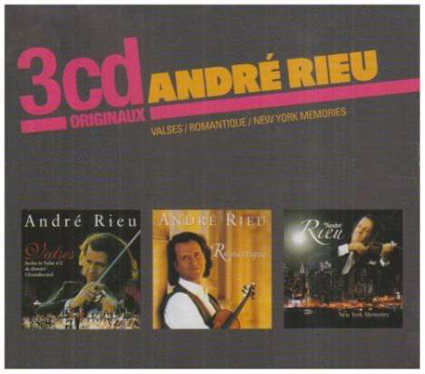 André Rieu (geb. 1949): 3 CD Originaux, 3 CDs