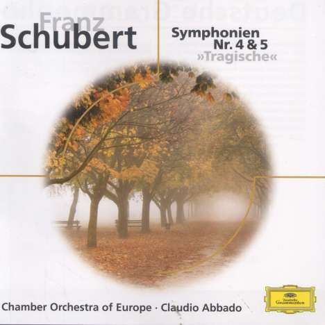Franz Schubert (1797-1828): Symphonien Nr.4 &amp; 5, CD