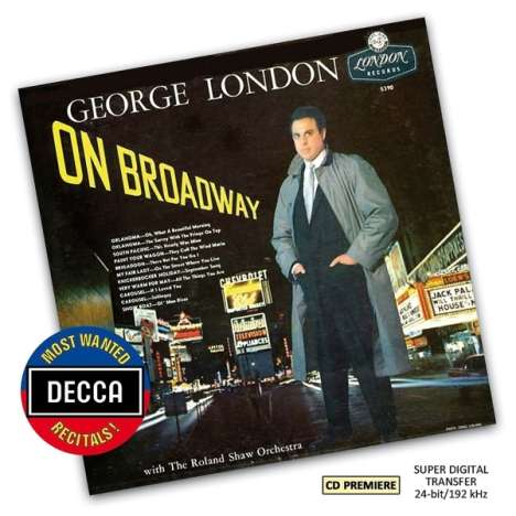 George London on Broadway, CD