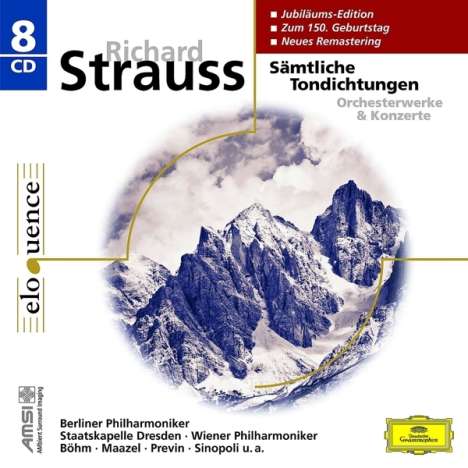 Richard Strauss (1864-1949): Sämtliche Tondichtungen, 8 CDs