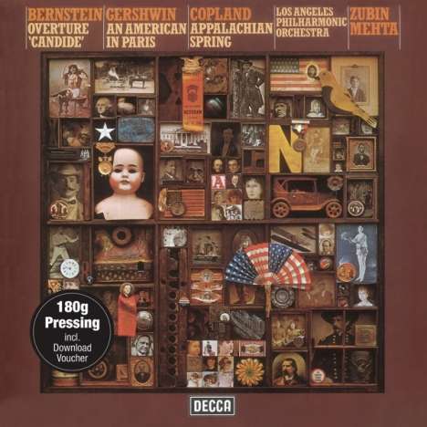 Zubin Mehta dirigiert das Los Angeles Philharmonic Orchestra (180g), LP