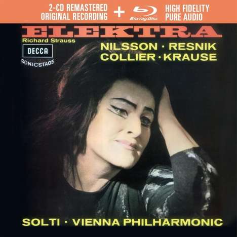 Richard Strauss (1864-1949): Elektra (Deluxe-Ausgabe mit Blu-ray Audio), 2 CDs und 1 Blu-ray Audio