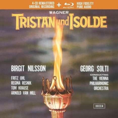 Richard Wagner (1813-1883): Tristan und Isolde (Deluxe-Ausgabe mit Blu-ray Audio), 3 CDs und 1 Blu-ray Disc