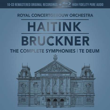 Anton Bruckner (1824-1896): Symphonien Nr.0-9 (mit Blu-ray Audio), 10 CDs und 1 Blu-ray Audio