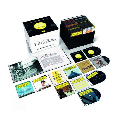120 Jahre Deutsche Grammophon Gesellschaft -  The Anniversary Edition, 121 CDs und 1 Blu-ray Audio