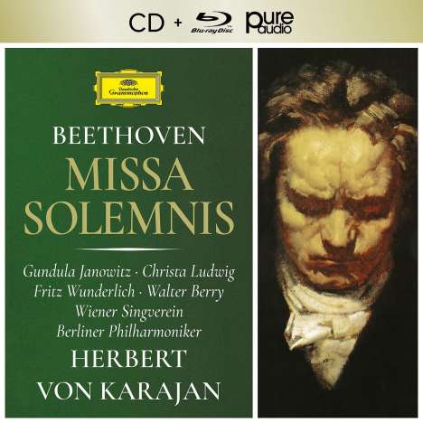 Ludwig van Beethoven (1770-1827): Missa Solemnis op.123 (mit Blu-ray Audio), 1 CD und 1 Blu-ray Audio