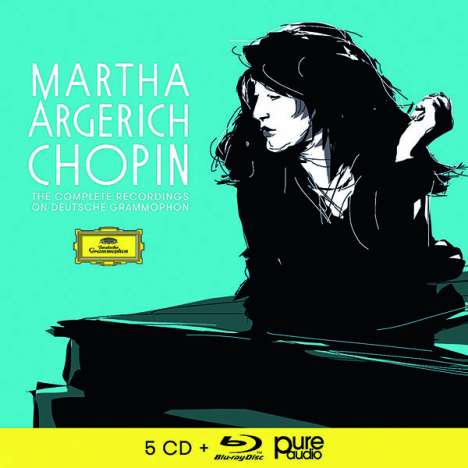Frederic Chopin (1810-1849): Martha Argerich - The Complete Chopin-Recordings on Deutsche Grammophon (mit Blu-ray Audio), 5 CDs und 1 Blu-ray Audio