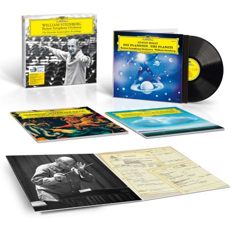 William Steinberg &amp; Boston Symphony Orchestra - The Deutsche Grammophon Recordings (180g / limitierte &amp; nummerierte Auflage), 3 LPs