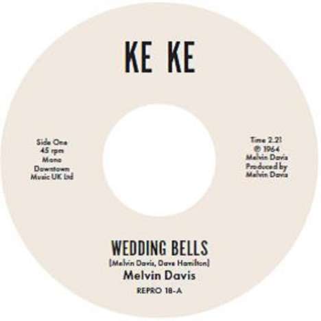 Melvin Davis: Wedding Bells / Its No News, LP