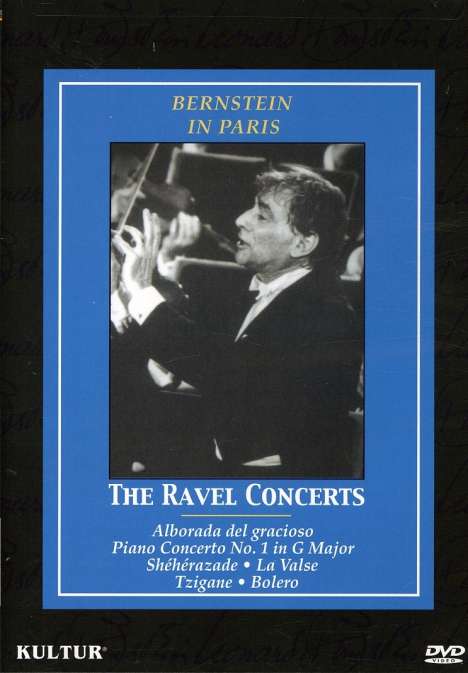 Bernstein in Paris - The Ravel Concerts, DVD