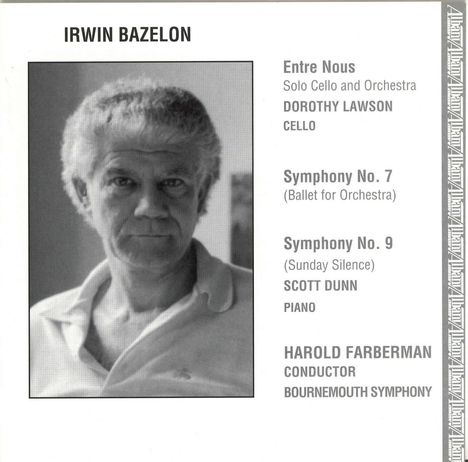 Irwin Bazelon (1922-1995): Symphonien Nr.7 &amp; 9, CD