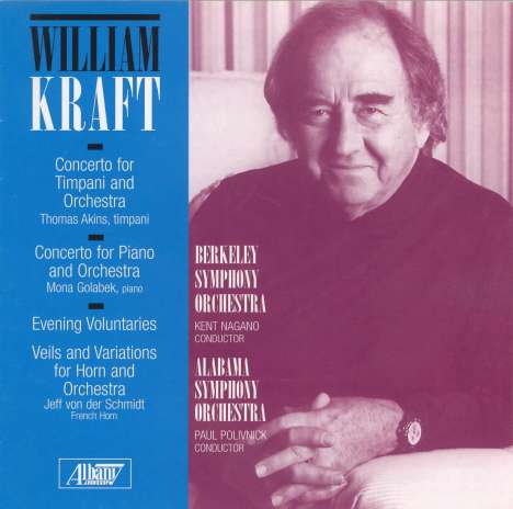 William Kraft (geb. 1923): Klavierkonzert, CD