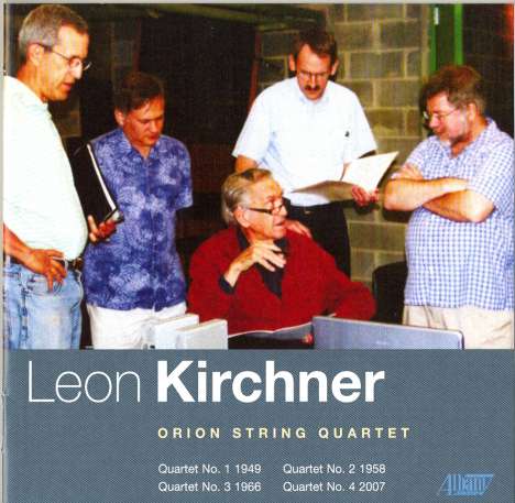 Leon Kirchner (1919-2009): Streichquartette Nr.1-4, CD